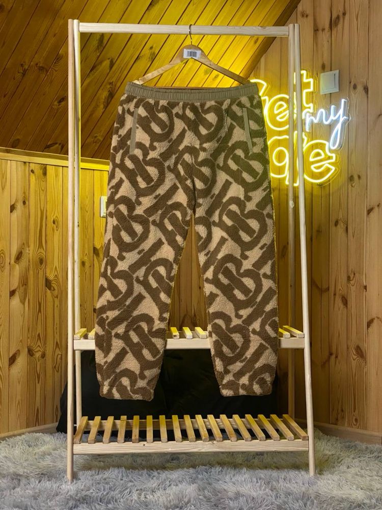 Штани Burberry Beige & Brown Monogram Lounge Pants.