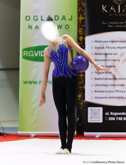 Strój startowy gimnastyka artystyczna 152
