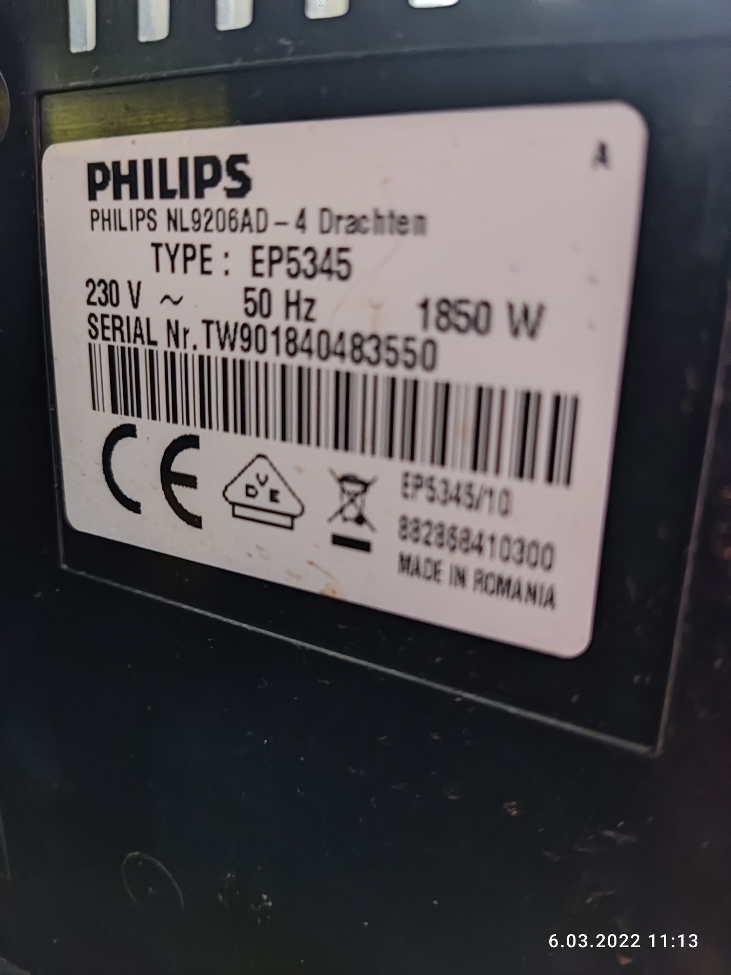 Ekspres Philips Latte Go EP5345