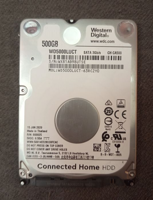 500 GB dysk do laptopa