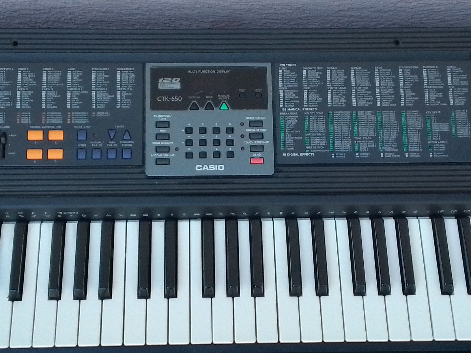 Keyboard casio CTK-650