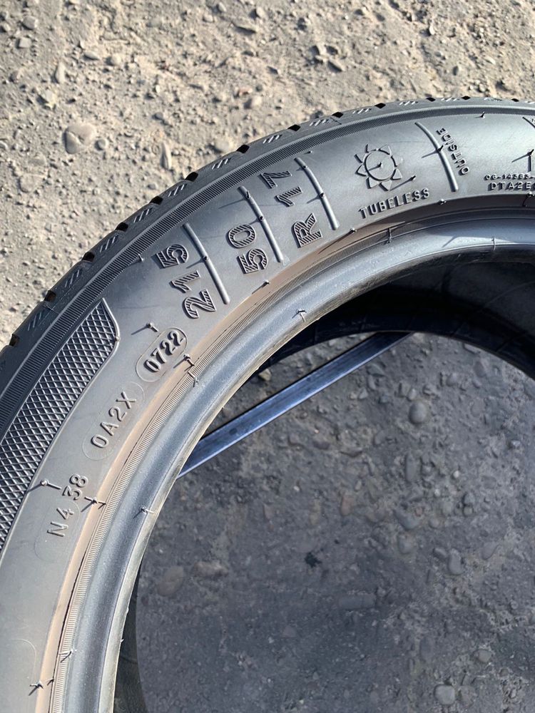 Шини 215/50 R17 пара Kleber 2022p літо 5,6мм