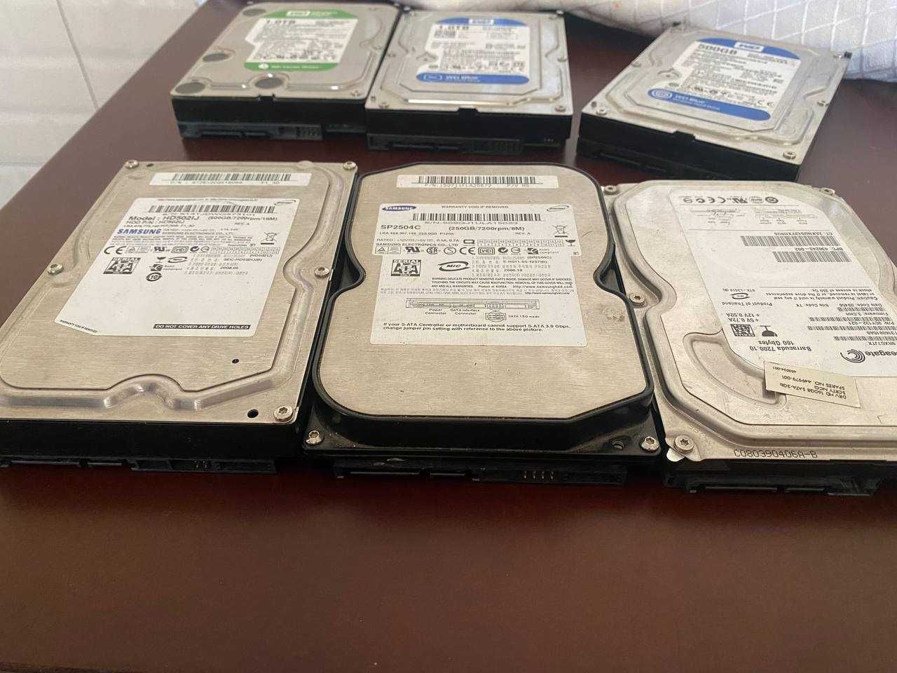 HDD - диски 1TB/500GB/250GB/150GB