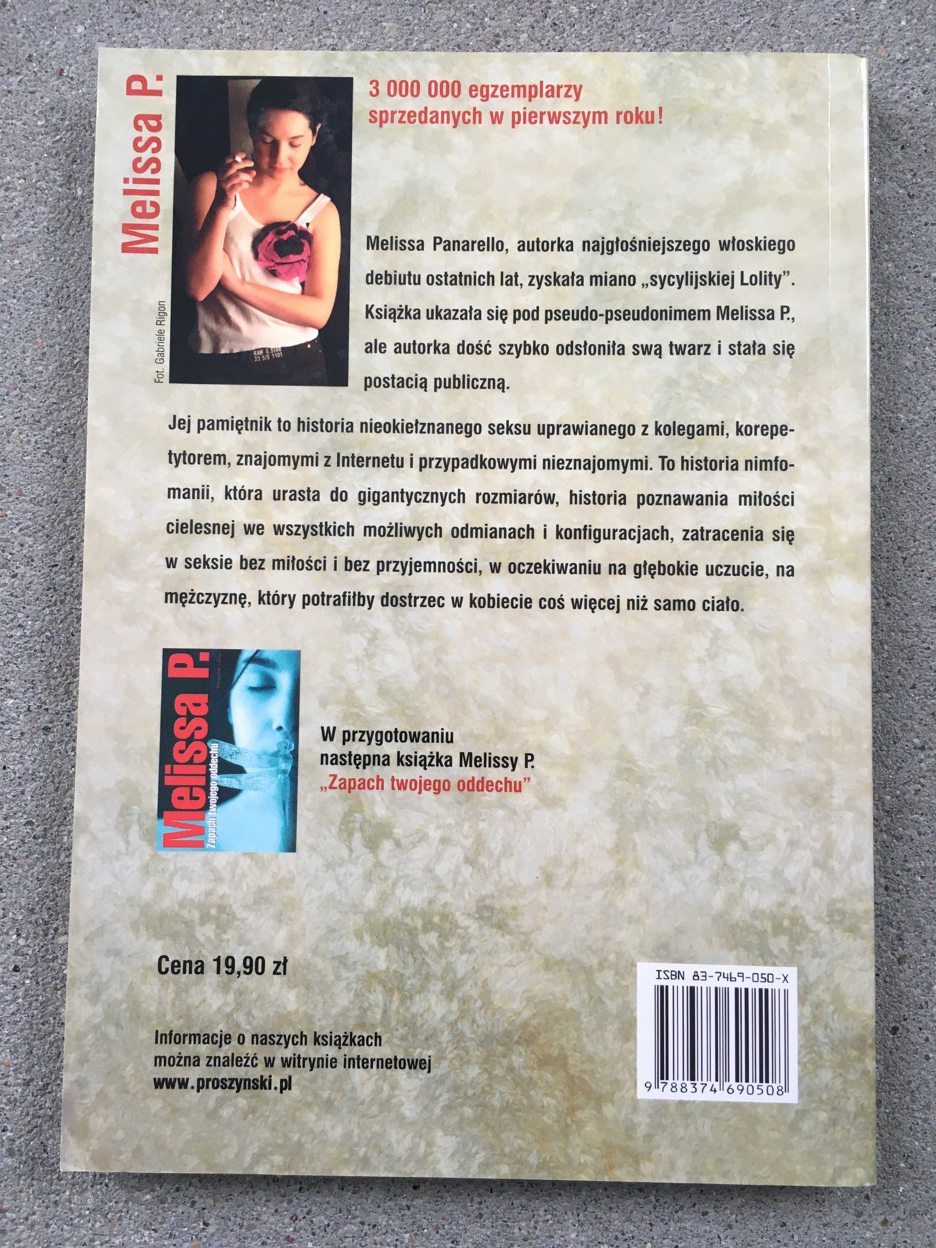 Sto pociągnięć szczotką przed snem Melissa Panarello książka erotyk