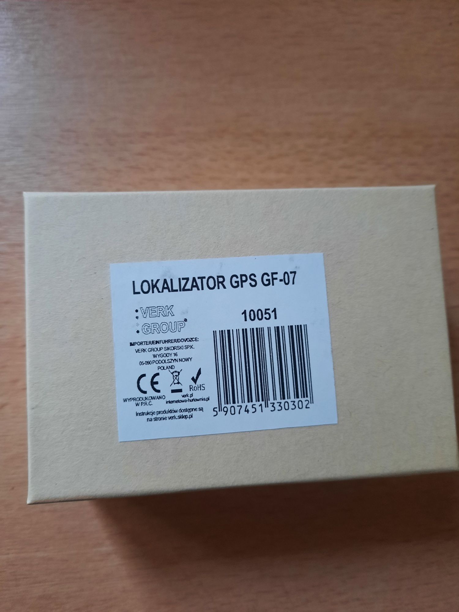 Lokalizator GPS GF-07 z podsłuchem.