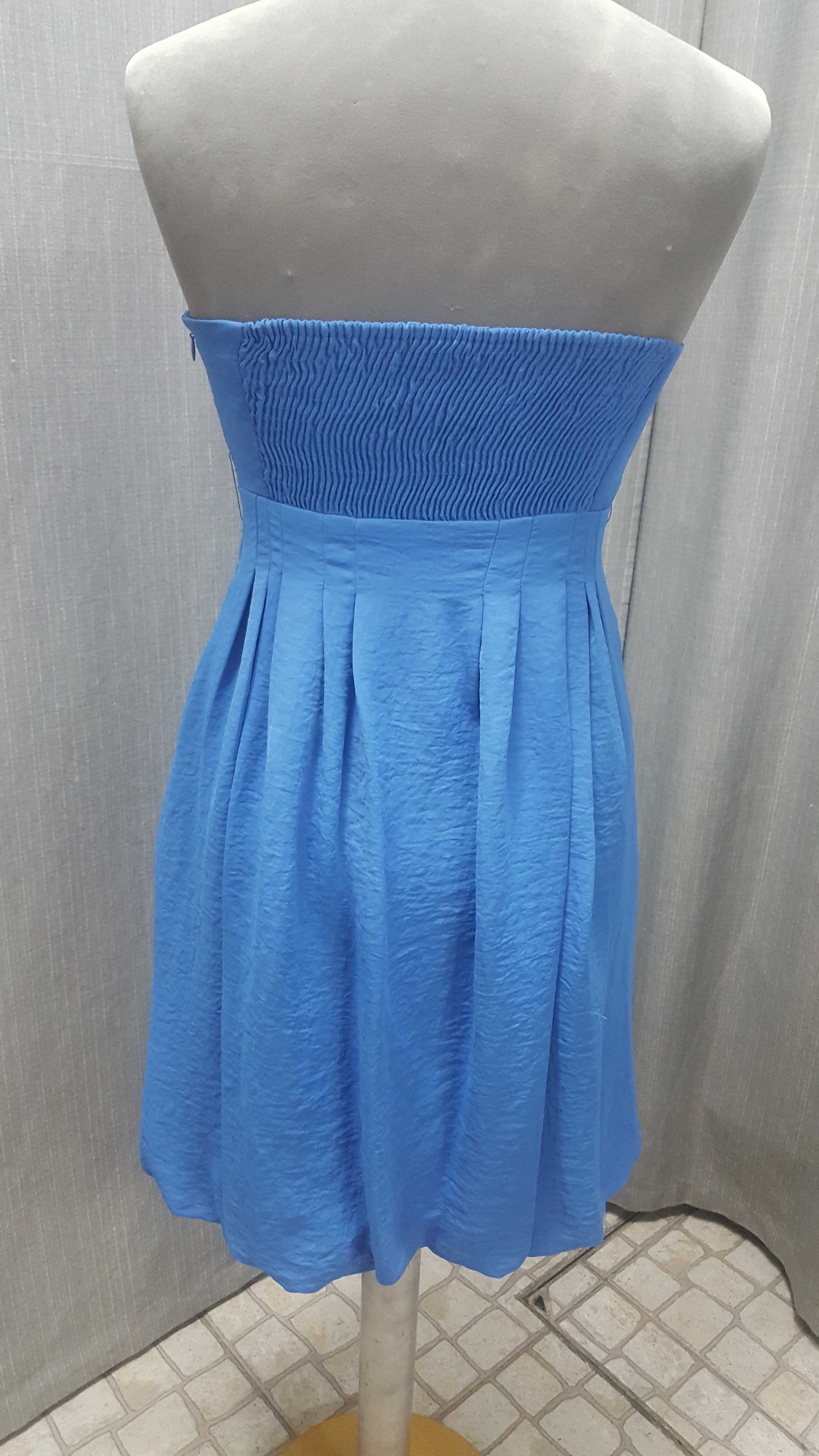 Vestido Cerimonia Azul  Tamanho S