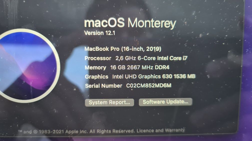 Vendo/Troco Macbook Pro 16 polegadas i7 2.6ghz 6 cores 16GB Ram