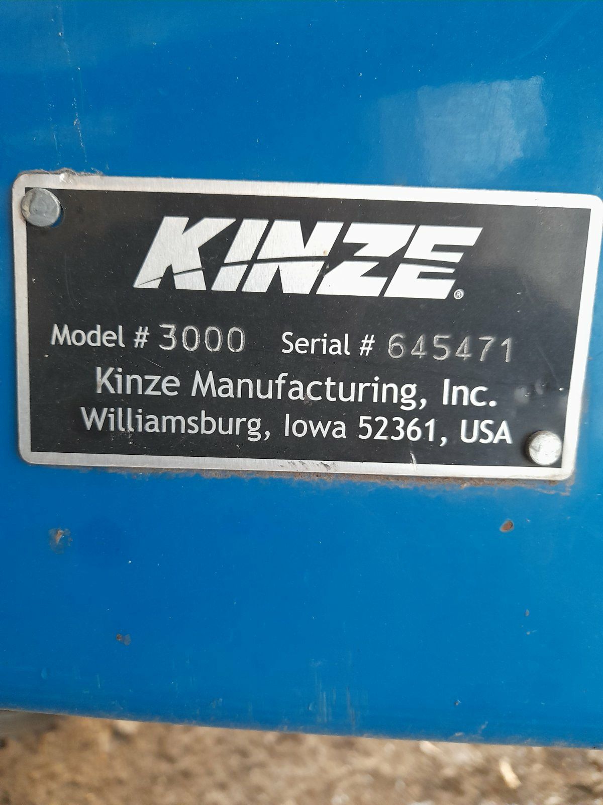 Сівалка Kinze 3000