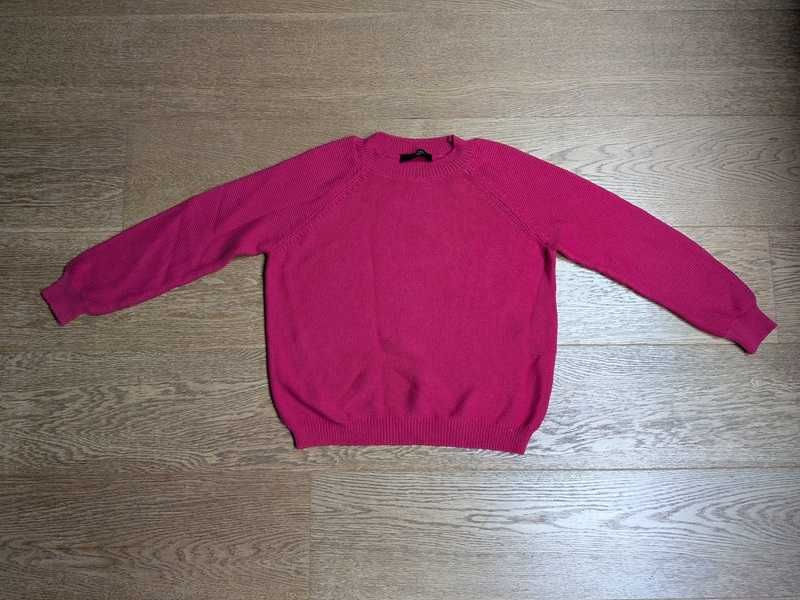 MaxMara Weekend - sweterek oversize'owy magneta, rozm. XS