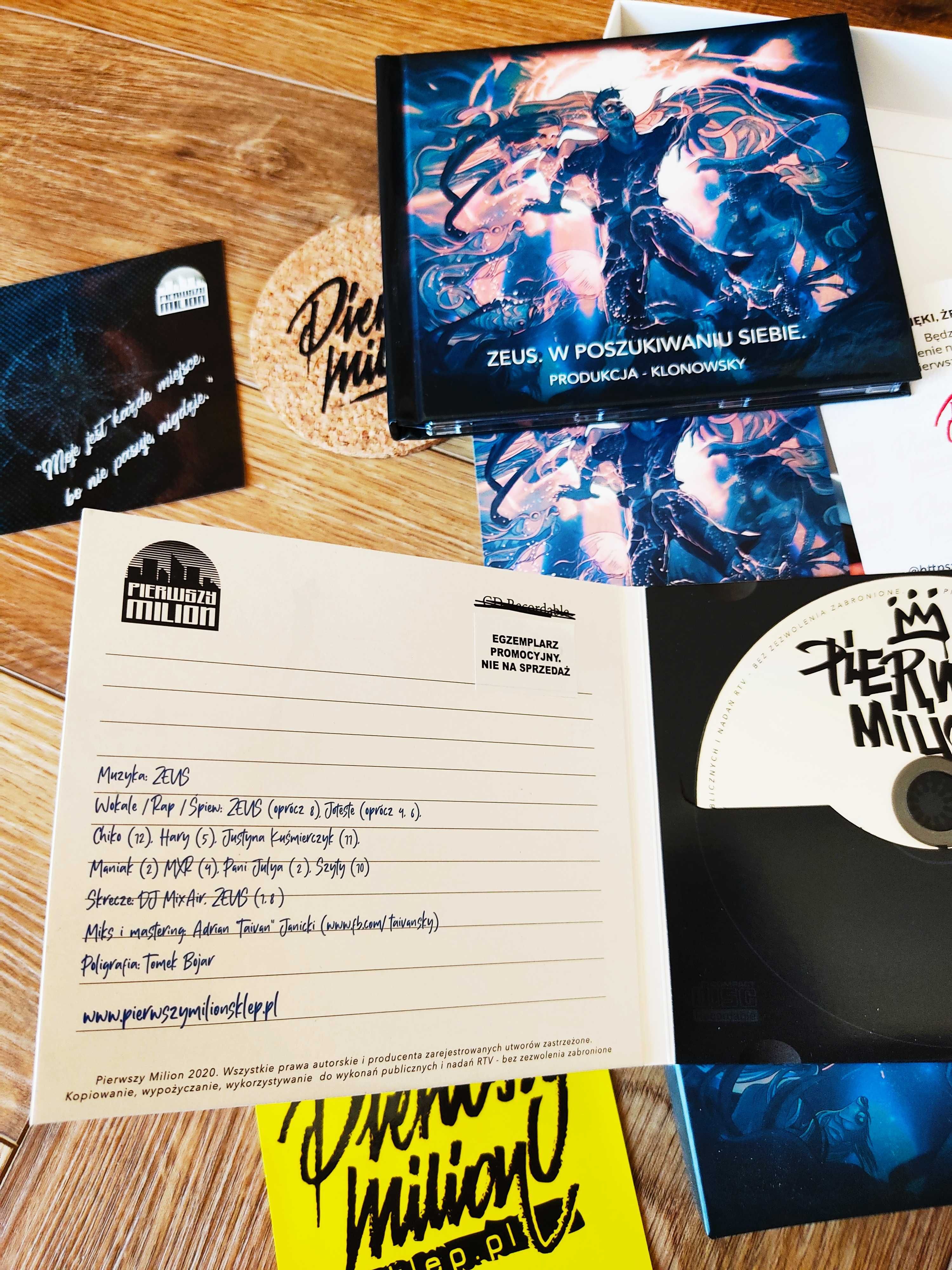 Zeus - W Poszukiwaniu Siebie Deluxe 2CD Pierwszy Milion To Ekipa nowa