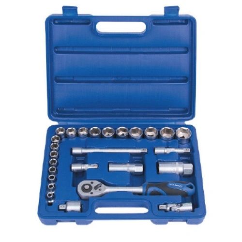 Якісний Набір інструментів СТАНДАРТ ST-3827 з 27 одиниць в плас. кейсі