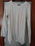 Camisola bege de algodão