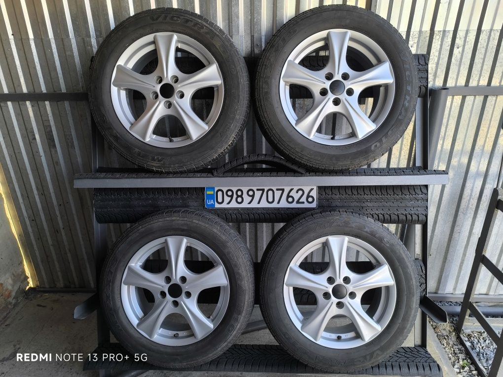 Aveo Cruze Astra Mokka R16 5x105 6.5J ET39 ЦО 56.6 мм літо 205/60R16