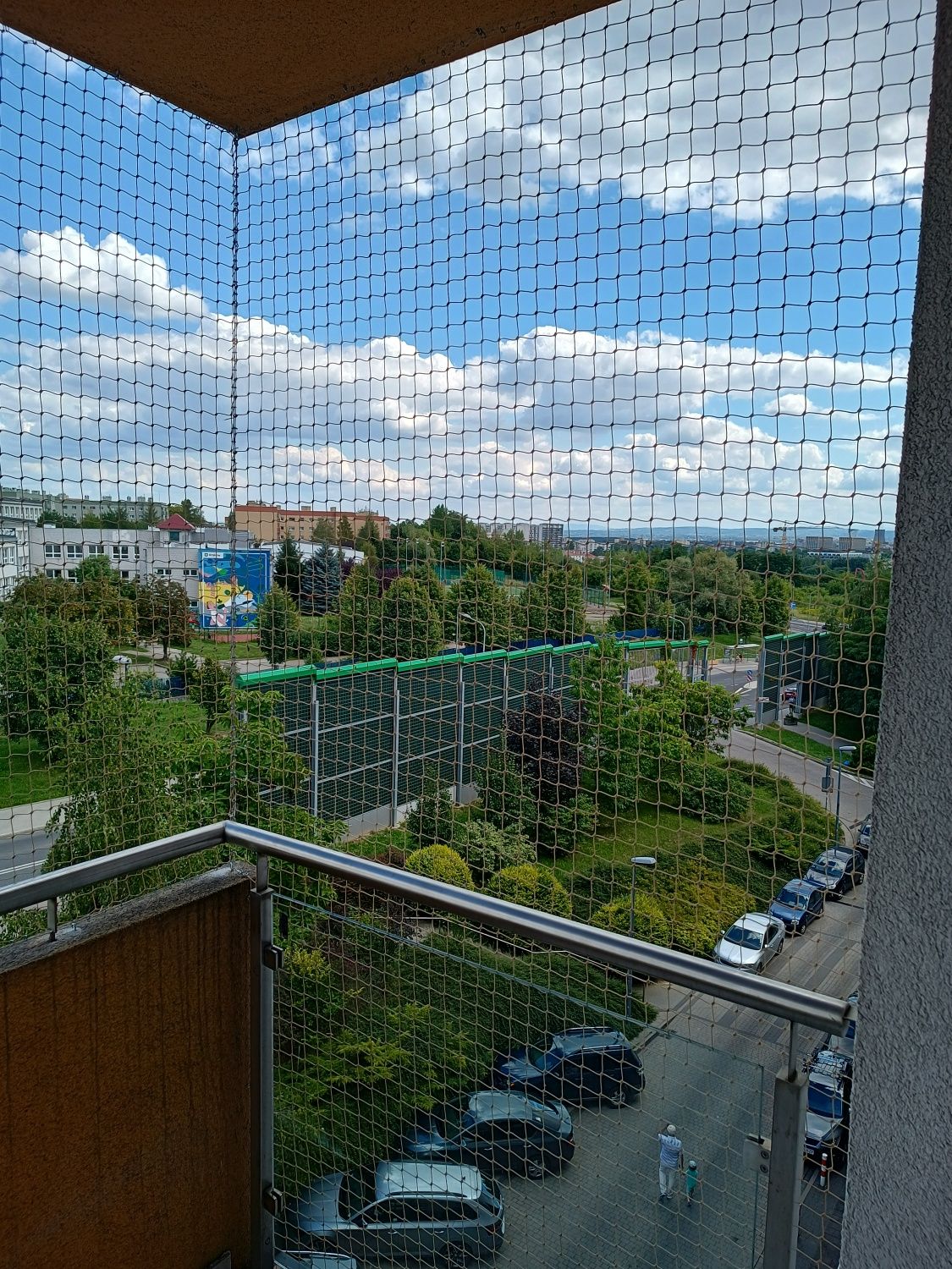 Siatka na balkon, siatka dla kota, przeciw gołębiom