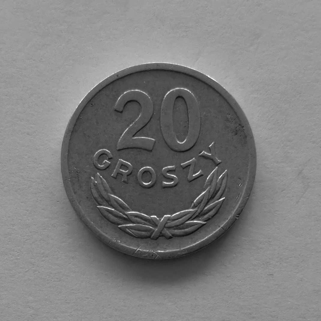 Moneta PRL 20 złotych 1970r.Al.Stan monety widoczny na zdjęciach.
