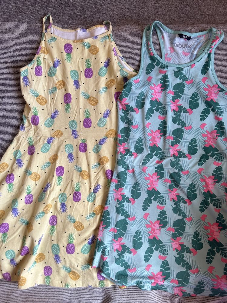 Пакет летних вещей на девочку (сарафаны, платье, джинсы, футболка, топ