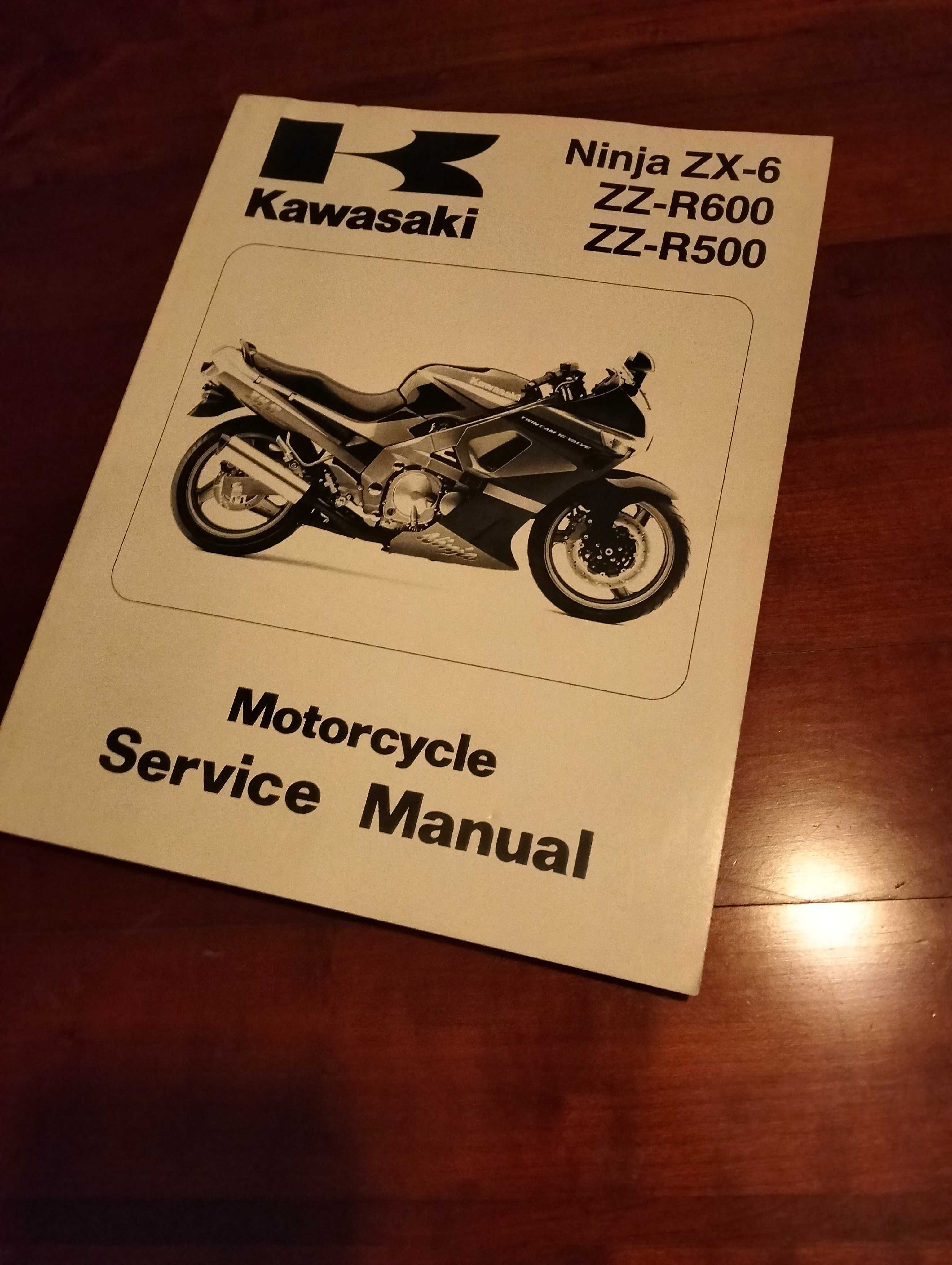 Manual Técnico oficial - Kawasaki Ninja ZX6, ZZR 500 e ZZR 600