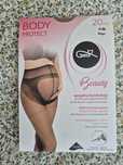 Gatta rajstopy ciążowe 20 den, beige, 3-M