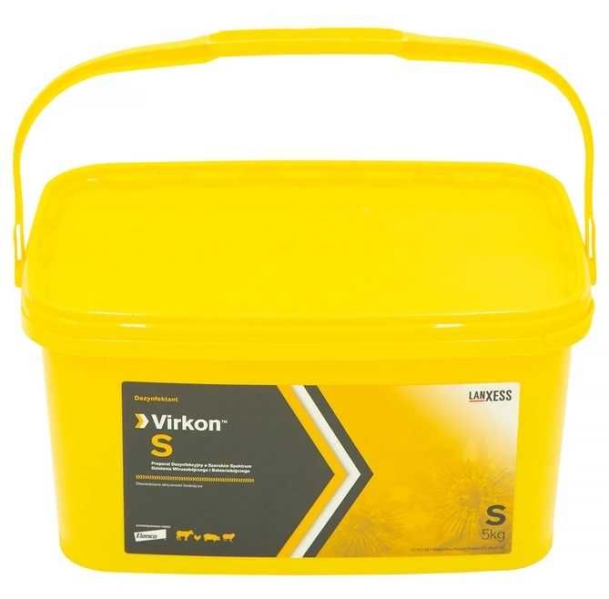 Virkon S 5 kg środek bakteriobójczy ASF, ptasia grypa BAYER