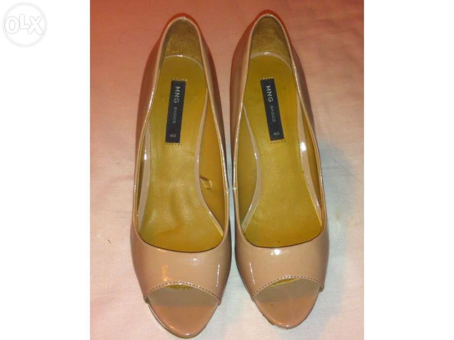 Sapatos clássicos, Mango, bejes, tamanho 40