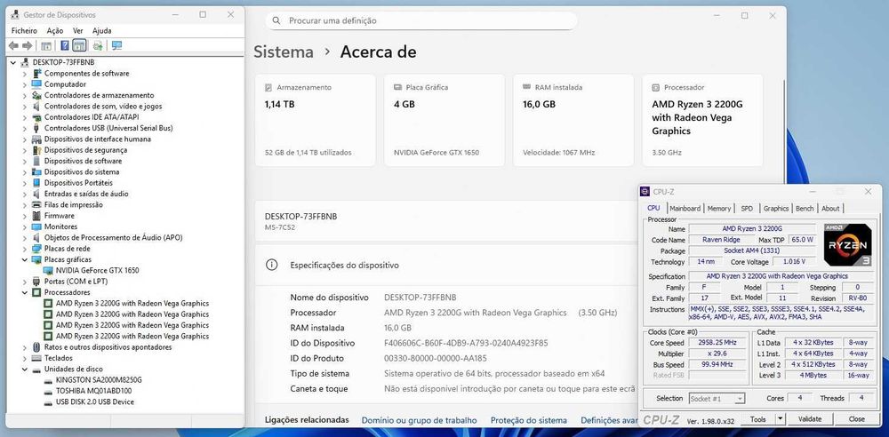 Torre Desktop Gaming AMD CM