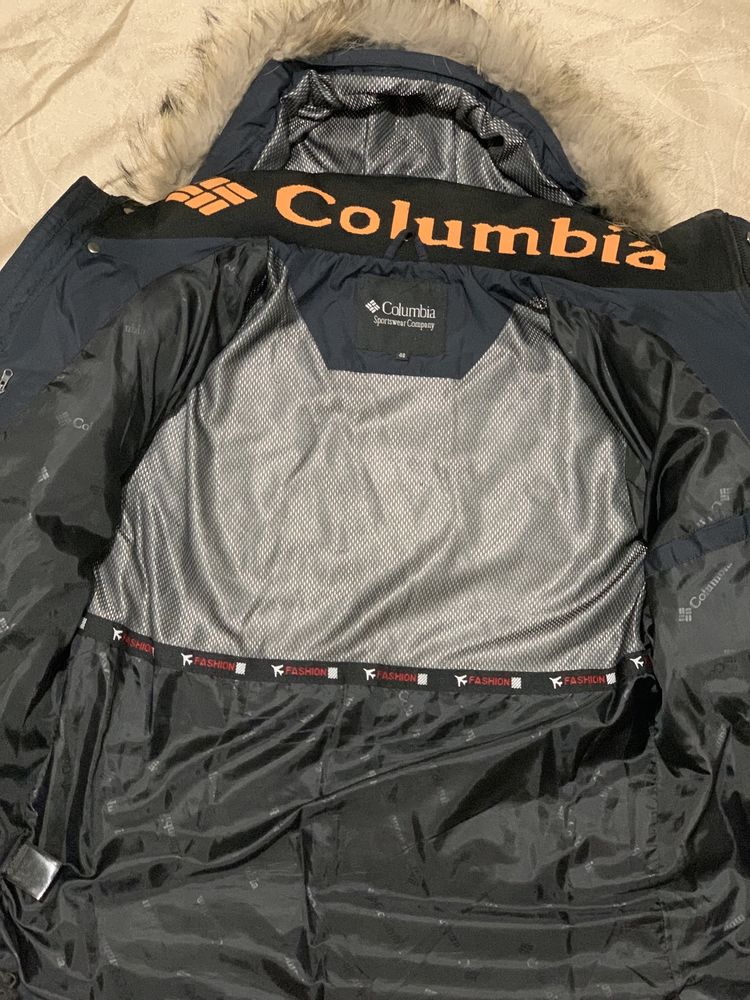 Куртка мужская Columbia,пуховик , зимняя 48 L