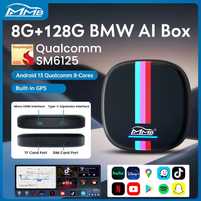 авто приставка для BMW MMB MAX Android 13 через CarPlay Ai Box 8+128G