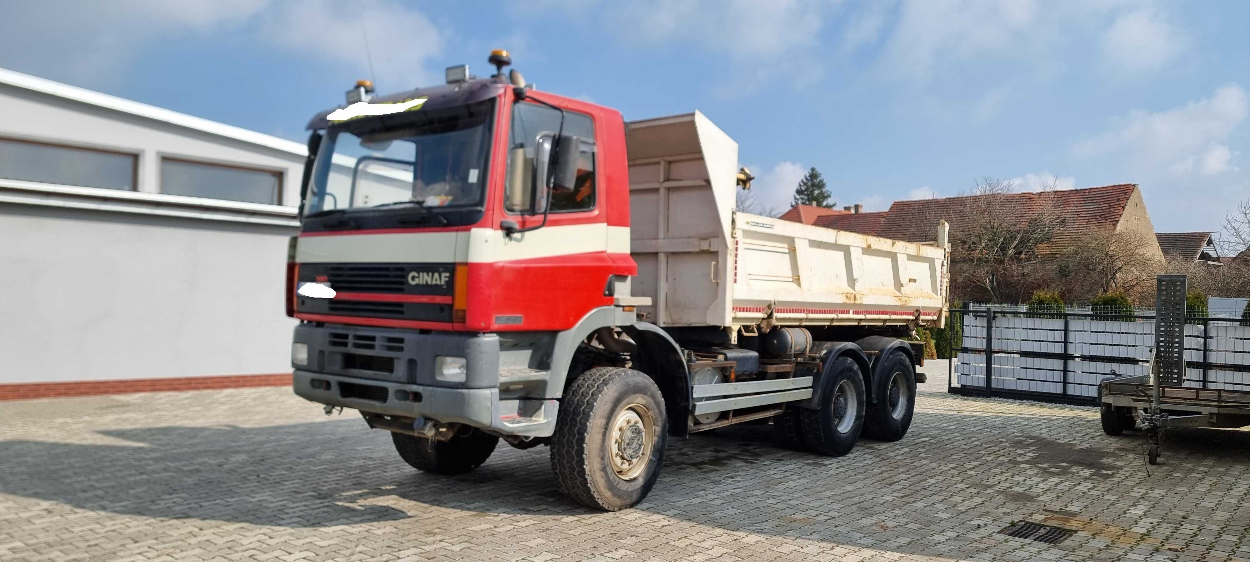 Wywrotka 6x6 GINAF / DAF M3331  380KM Rok 2002 HYDROBURTA lewa+prawa