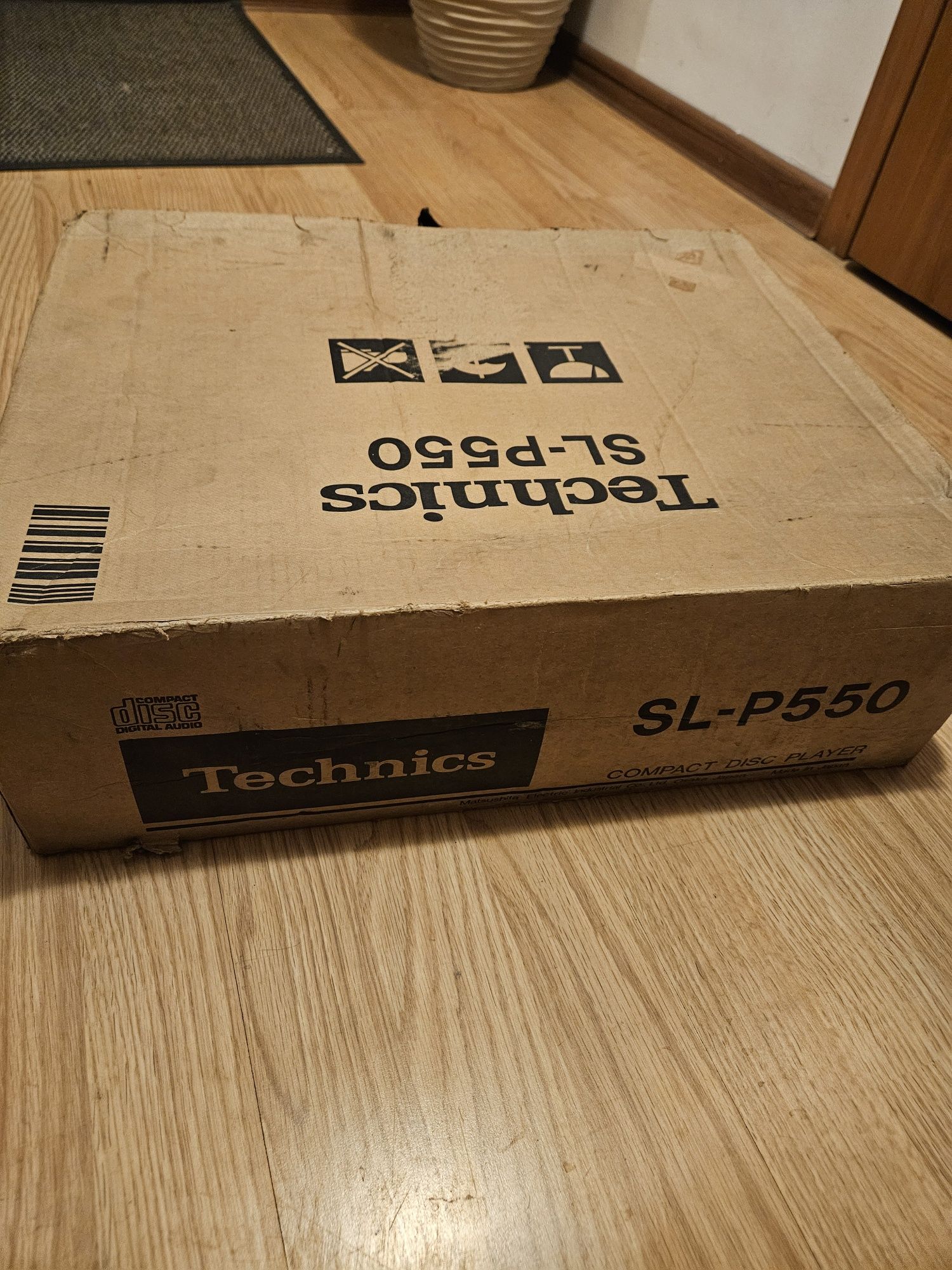 Technics sl-p550 pilot pudełko Odtwarzacz CD