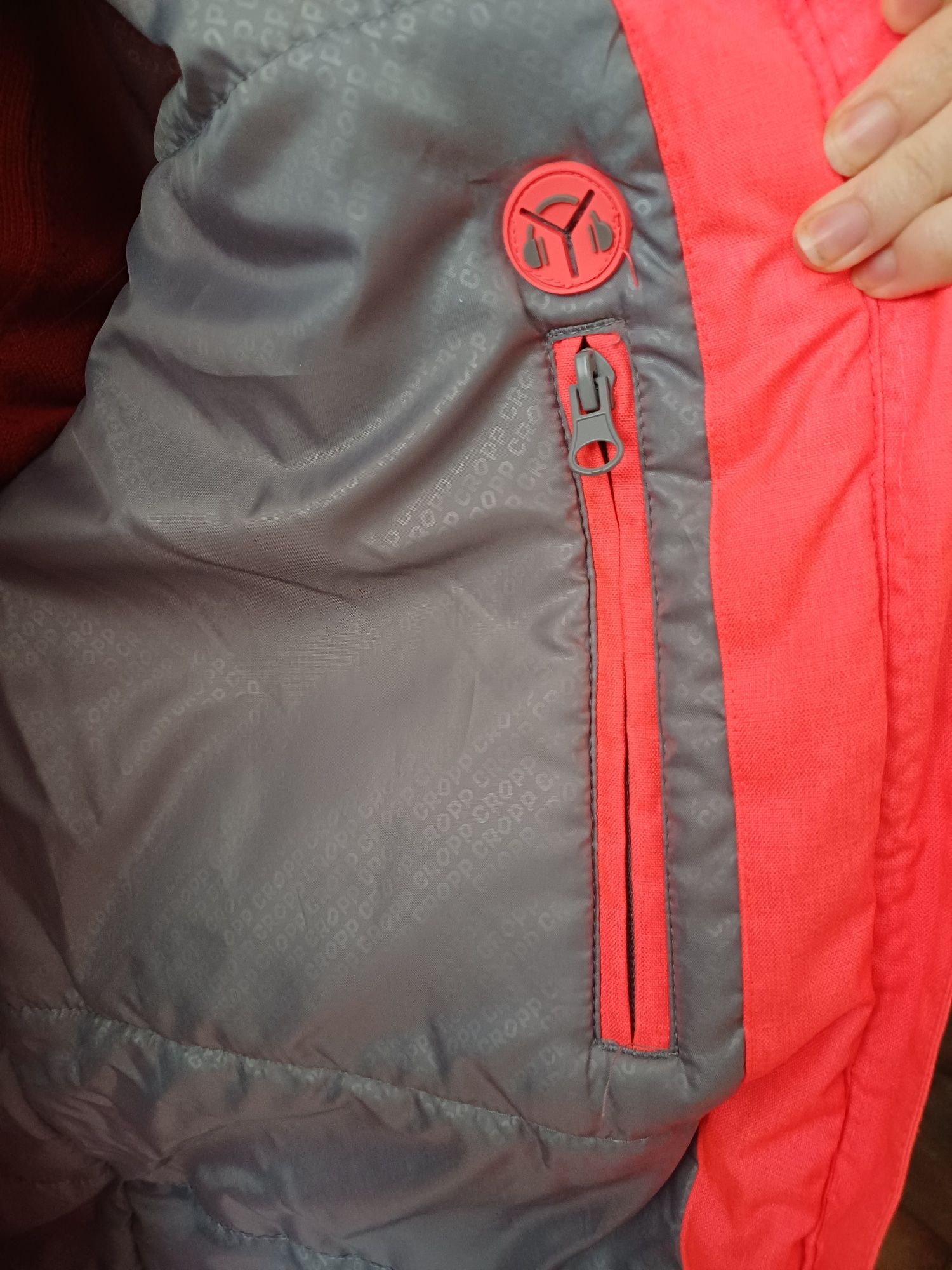 Kurtka na snowboard Cropp, roz. M/L fluo, jak nowa