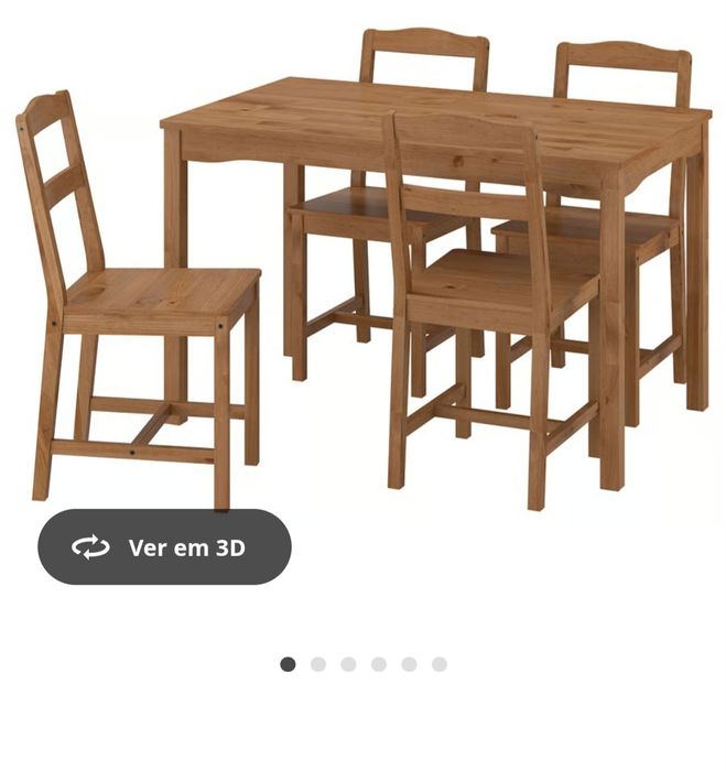 Mesa de cozinha e 4 cadeiras