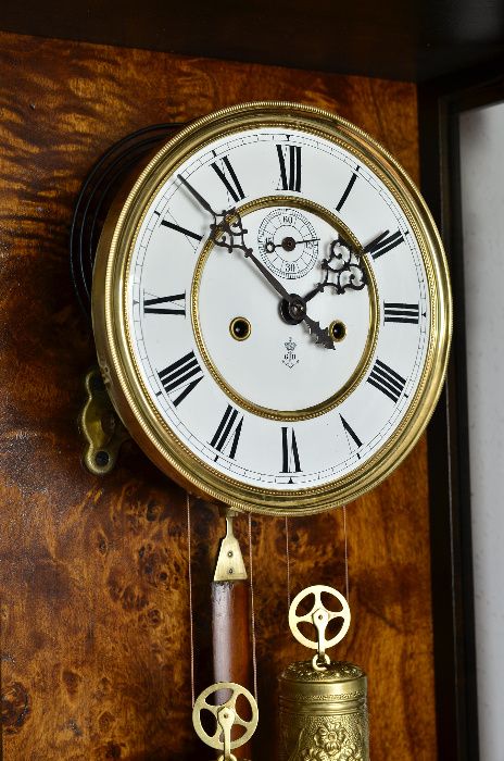 Zegar wiszący GIGANT wagowy Gustav Becker 175 cm