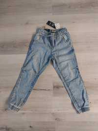 NOWE Spodnie jeans jogger Cool club 128