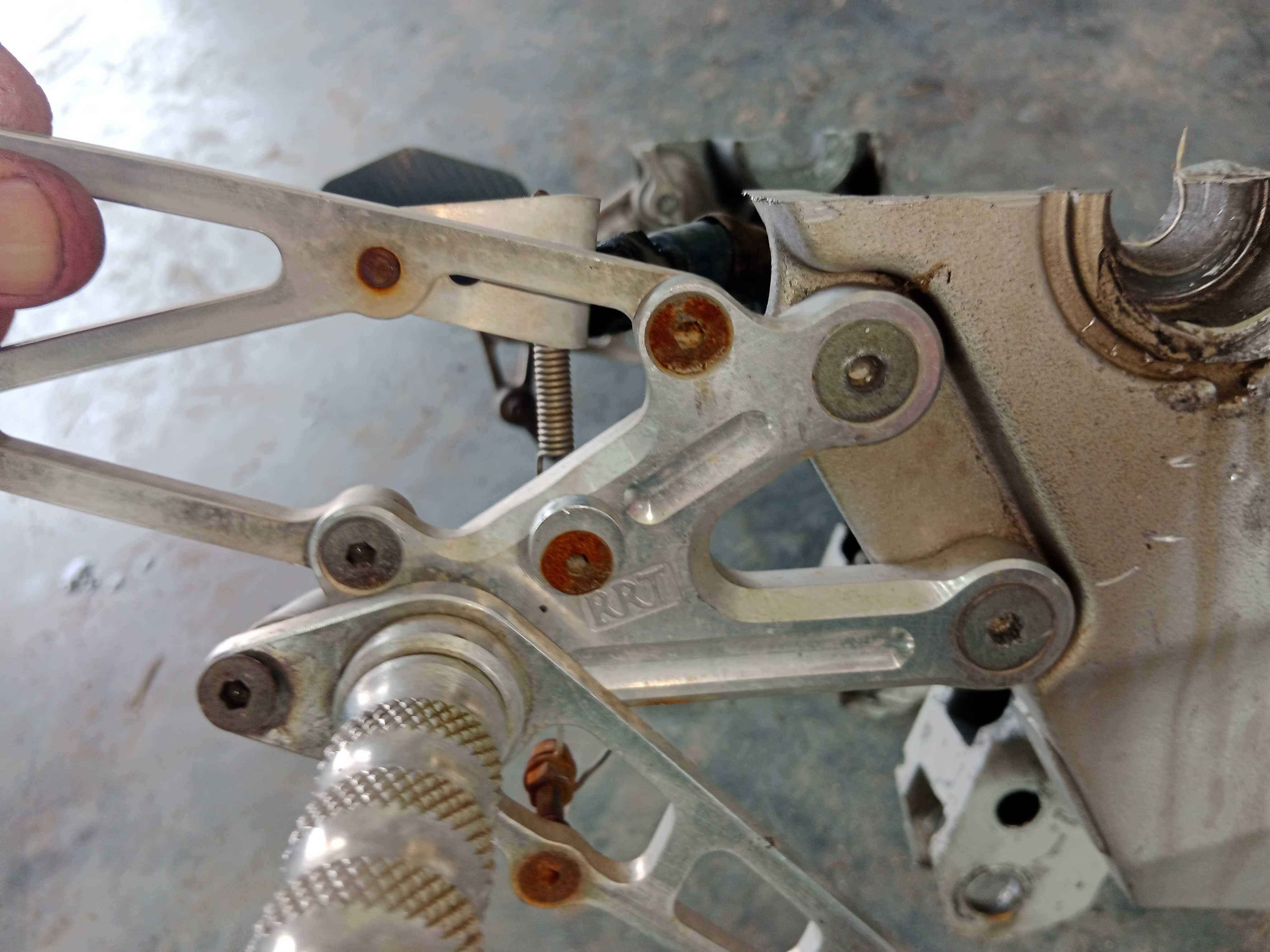kawasaki zzr600 zzr 600 set sety kierowcy podnóżek podnóżki tuning