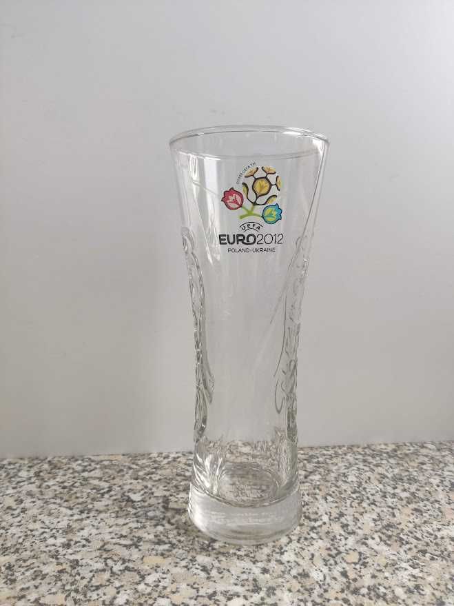Бокал пивной  коллекционный "Carlsberg”.Euro 2012