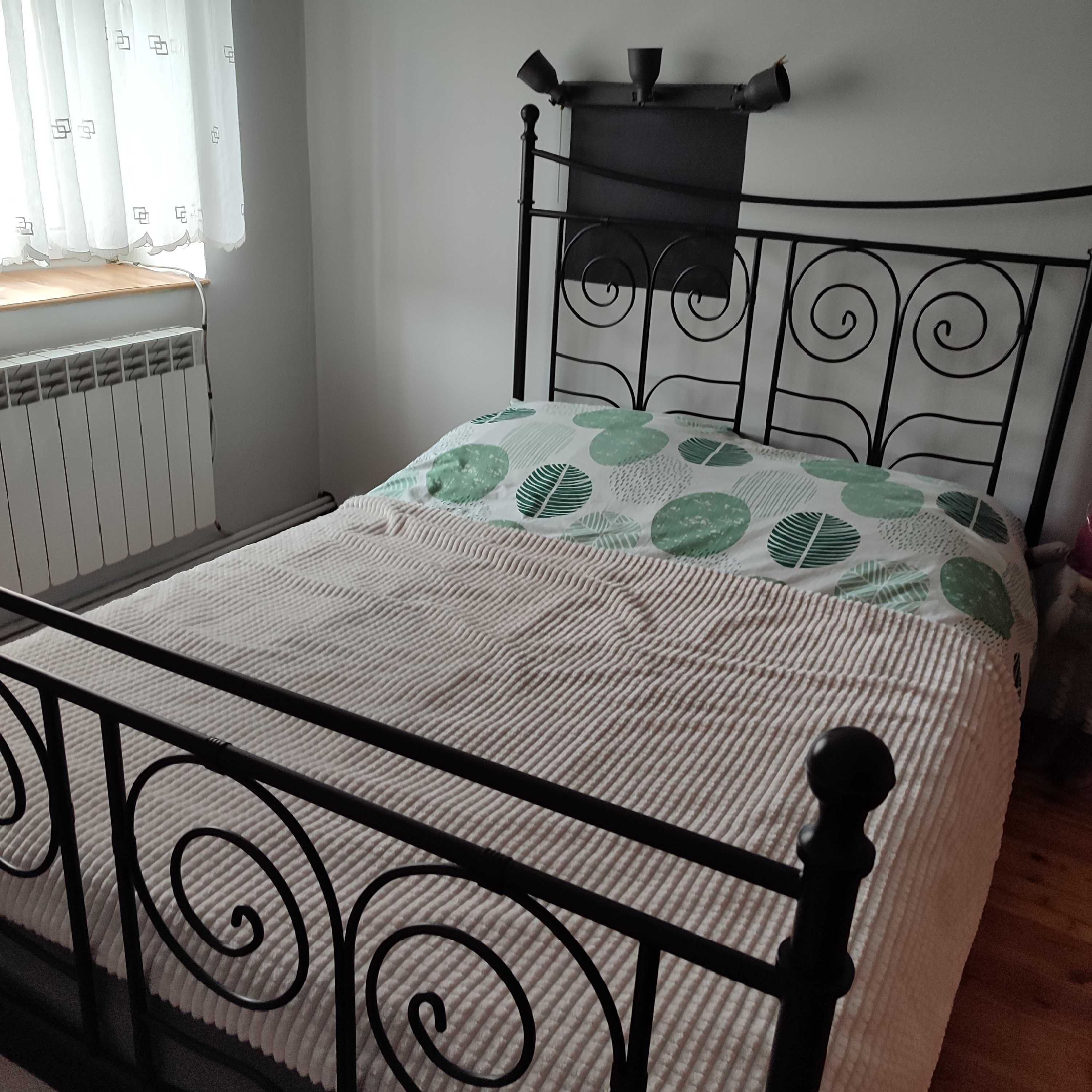 Łóżko 140/200 metalowe kute