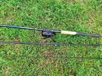 Preston dura carp 12ft (360cm) 60g +kołowrotek Preston