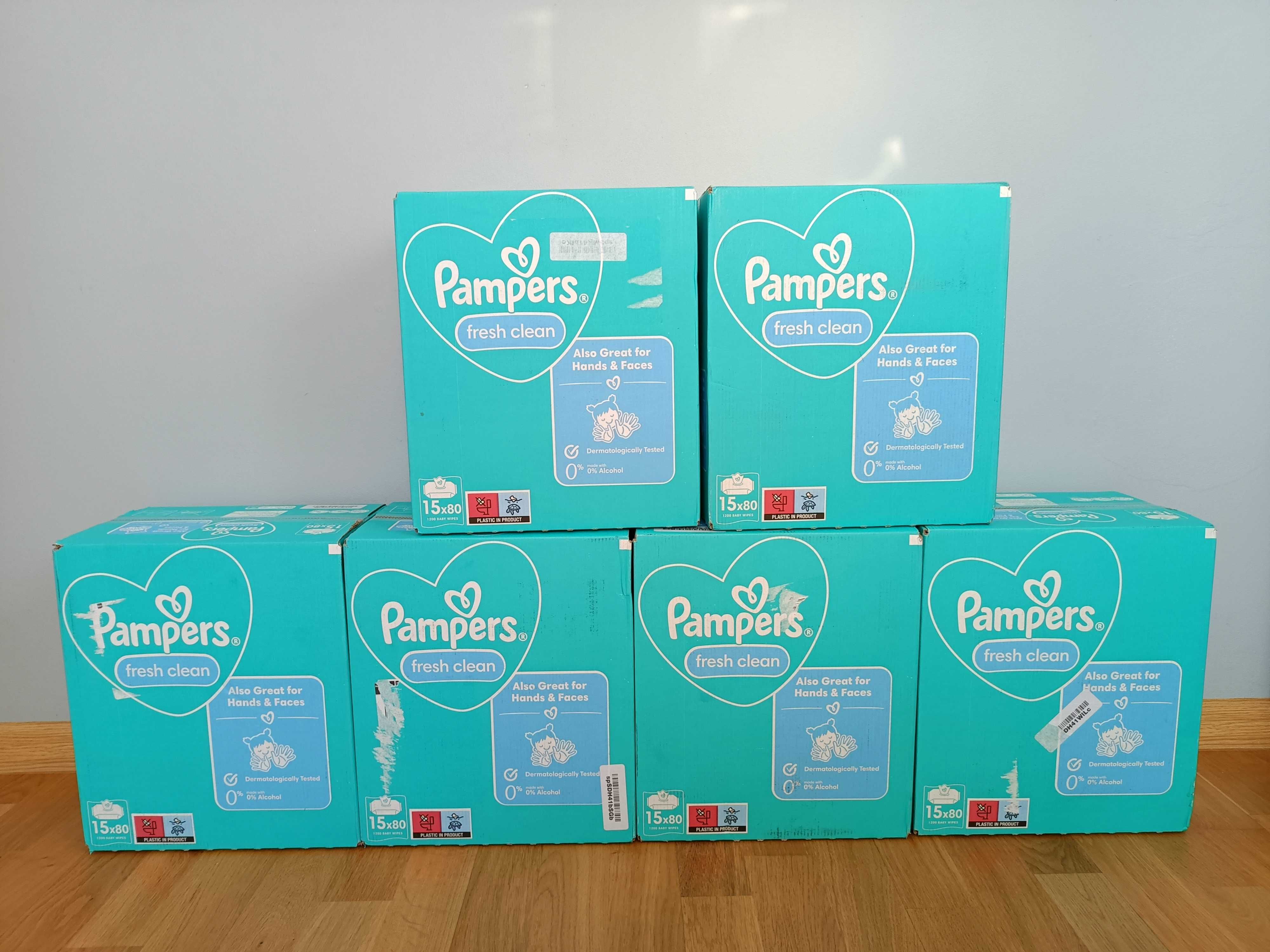 Chusteczki Pampers Fresh Clean 80x15 p. (1 karton)