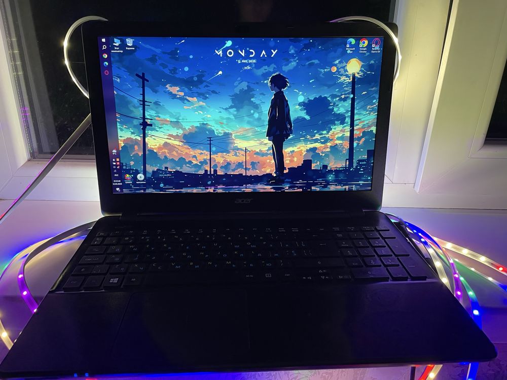 Игровой Ноутбук Acer  AMD A8 , 8ГБ , 1ТБ , 2 видеокарты