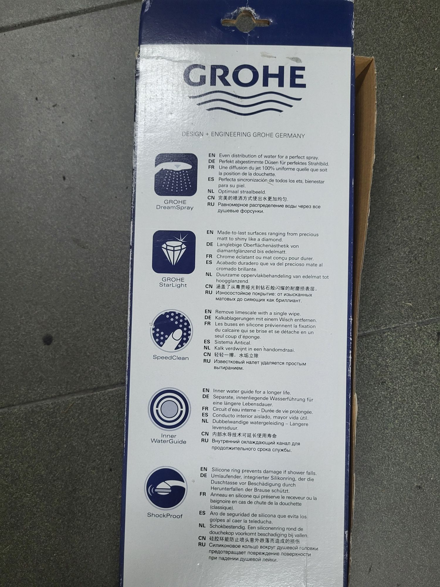 Chuveiro e Barra de Duche Grohe