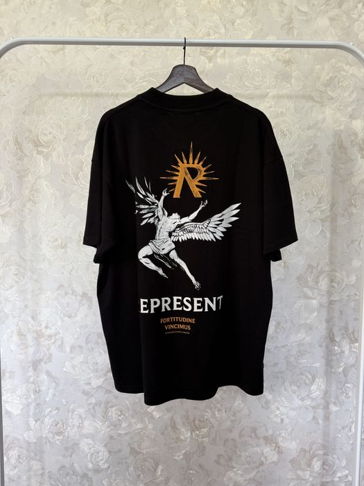 Represent Icarus Jet Black T-Shirt (L)