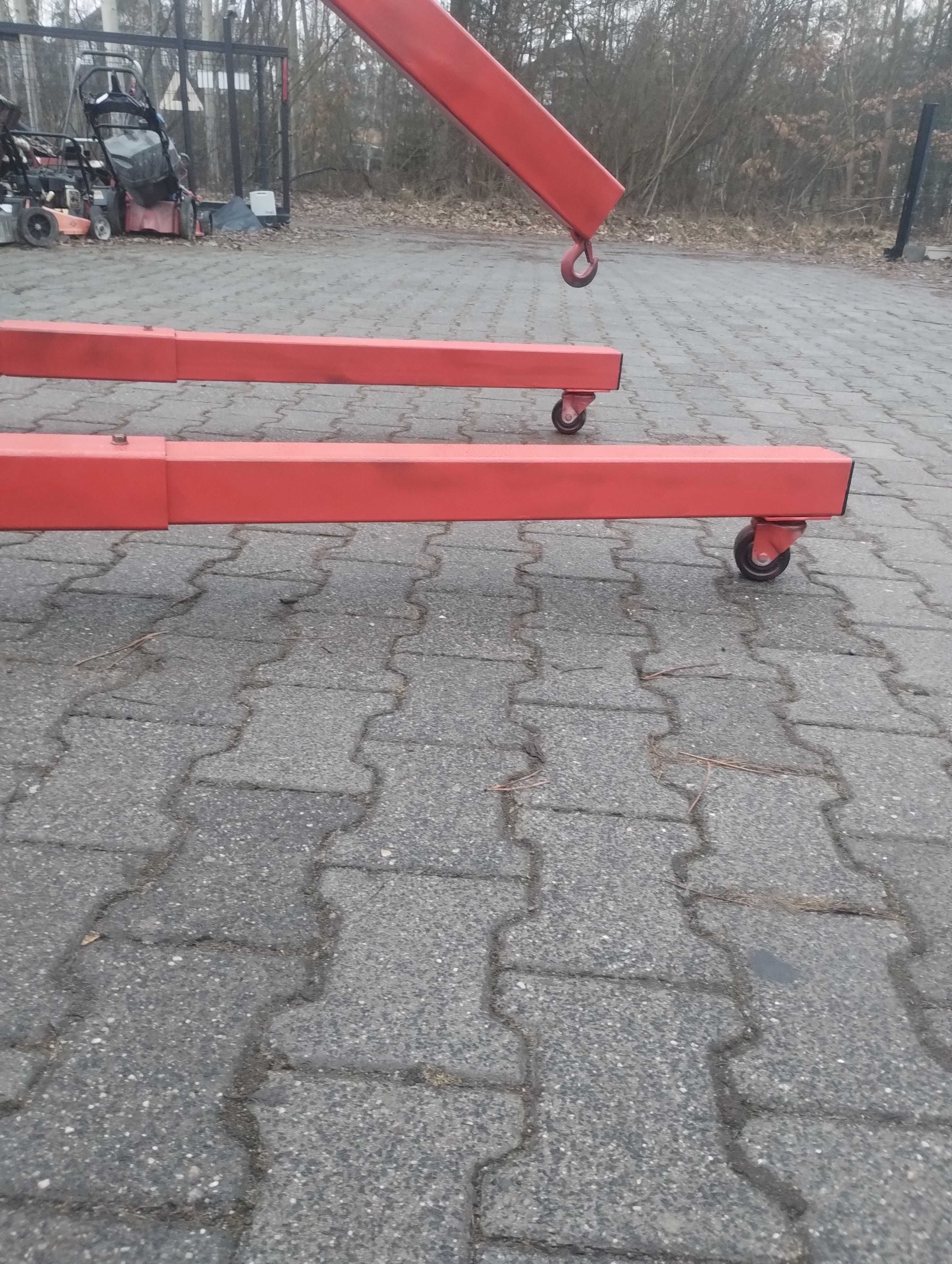 Podnośnik do silników żuraw warsztatowy mega solidny robiony Siewierz