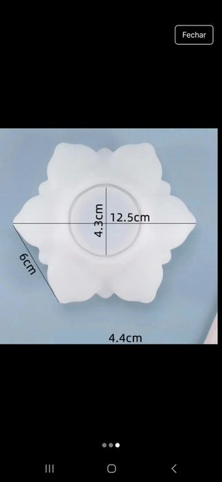 Molde de silicone para vela