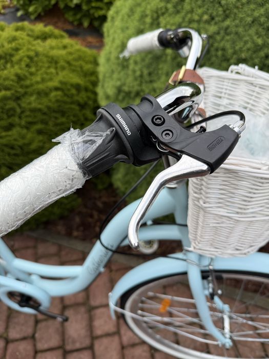 Rower miejski Catherina 28” rama 19” 7 biegów Shimano, koszyk, lampki