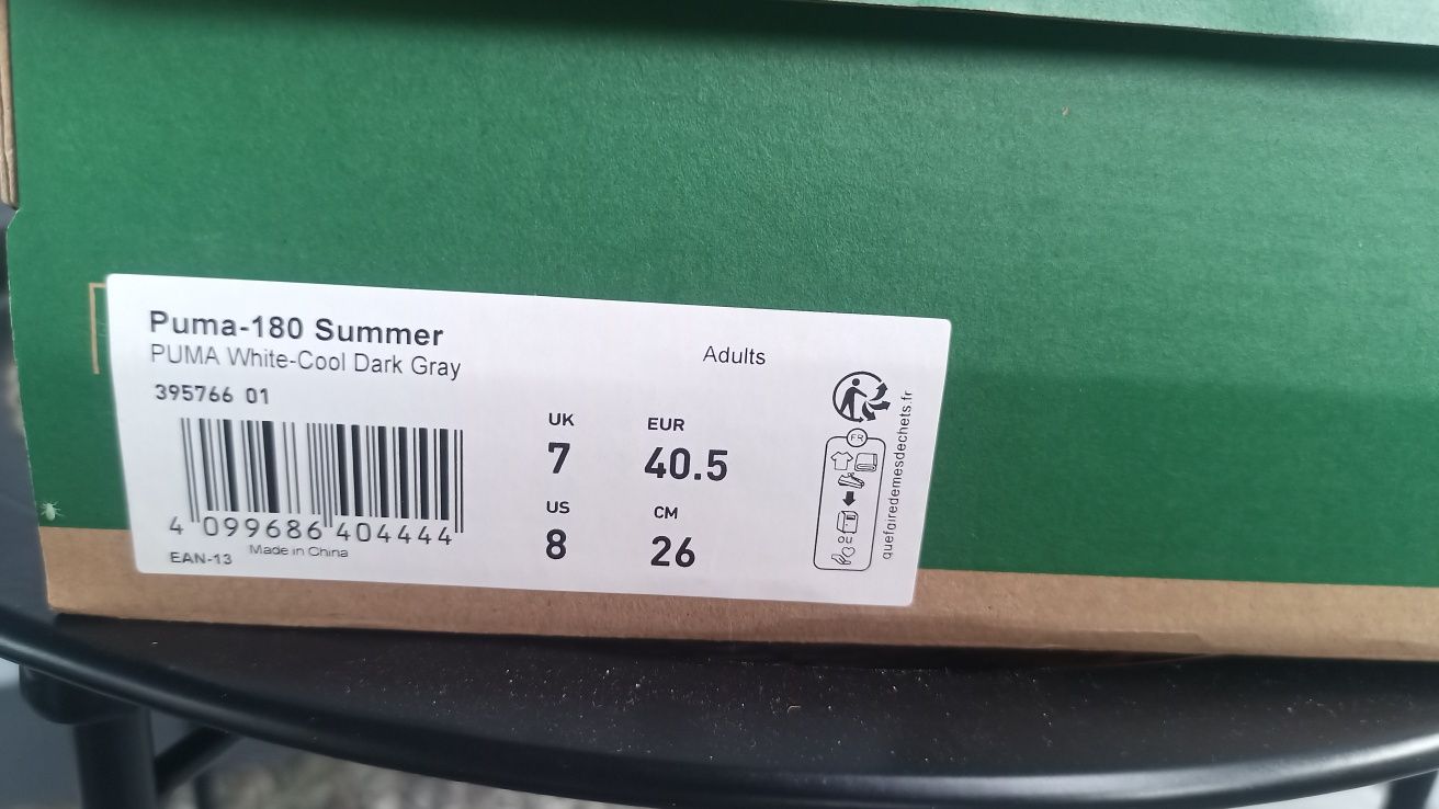 Buty Puma 180 Summer 40,5/26 cm. Skóra naturalna