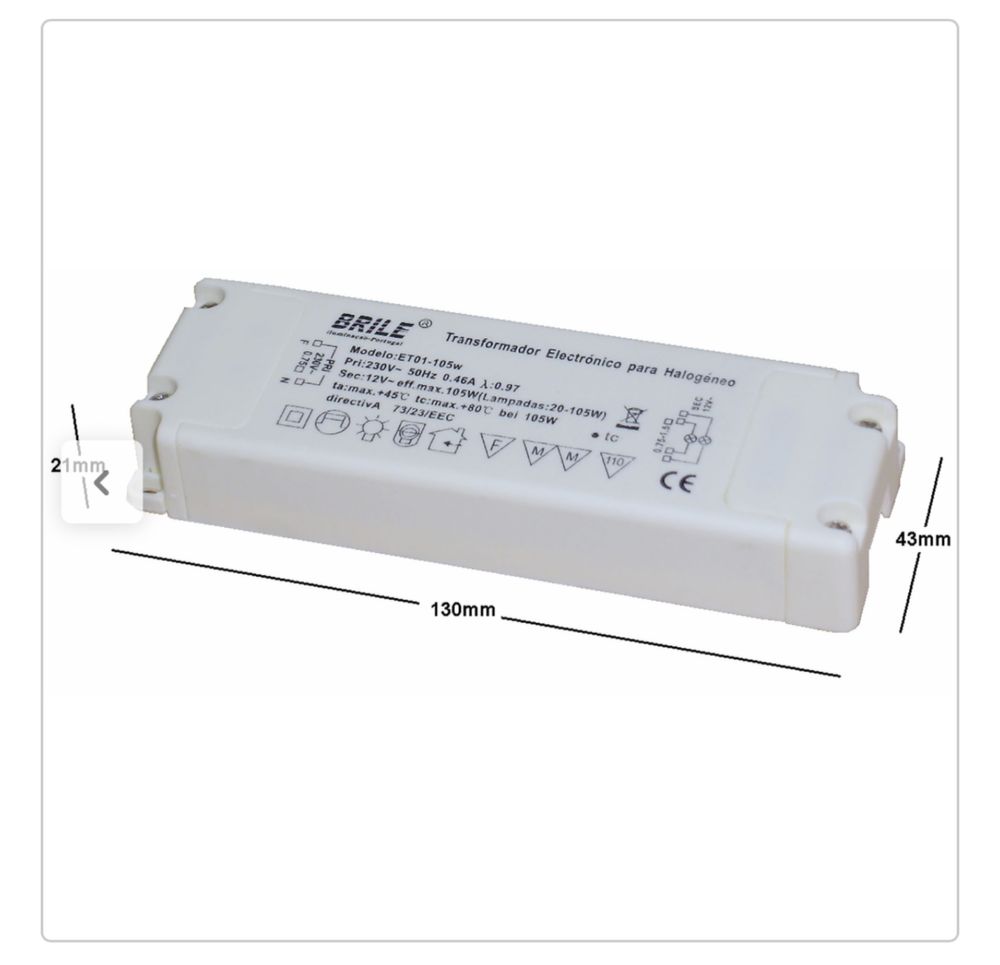 Transformador electrónico Brile