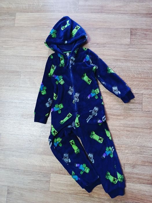 Кігурумі,флісовий ромпер, майнкрафт, 116 5-6