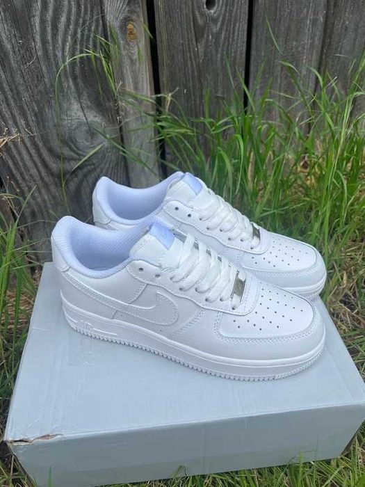 Buty meskie Mokasyny Nike_Air_Force_1_Low_'07_White R.45
