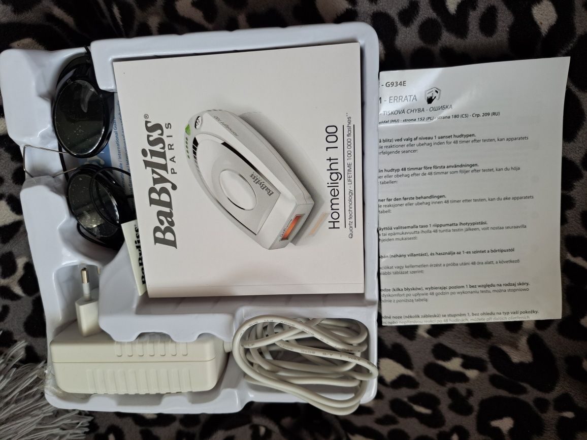 Depilator laserowy Babyliss G 934 E