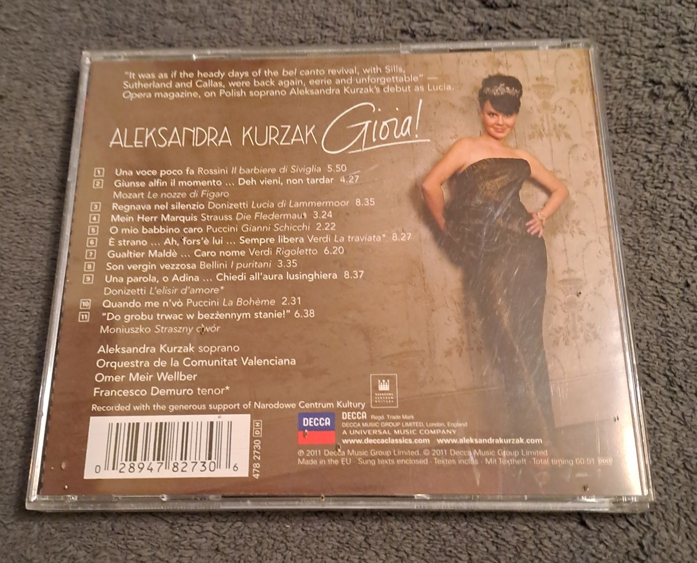 Gioia ; Aleksandra Kurzak; CD